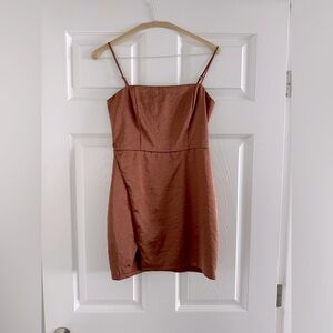 Superdown satin dress from Revolve